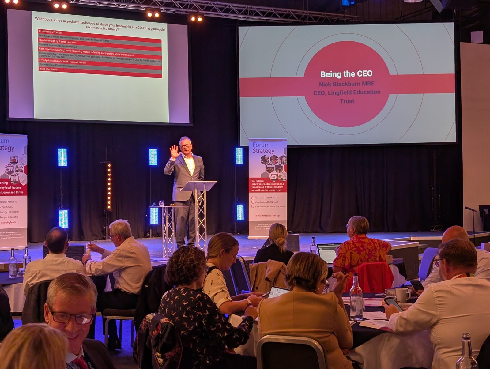 Alice Gregson on Stage at the National TrustLeaders CEO Conference