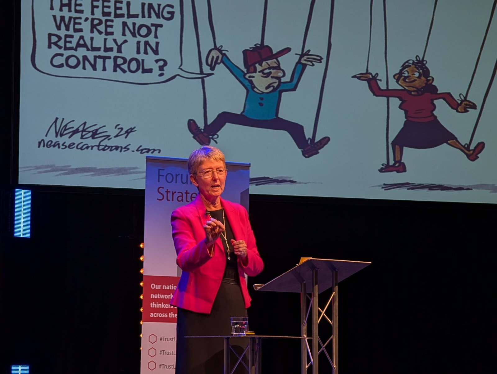 Alice Gregson on Stage at the National TrustLeaders CEO Conference